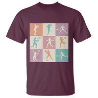 Tennis Lover Colorful Pastel Grid Sports Fan Gift T Shirt - Wonder Print Shop