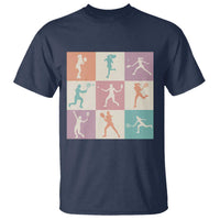 Tennis Lover Colorful Pastel Grid Sports Fan Gift T Shirt - Wonder Print Shop