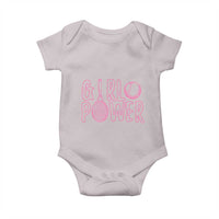 Girl Power Tennis Gift Baby Onesie Feminist Sports Gift - Wonder Print Shop
