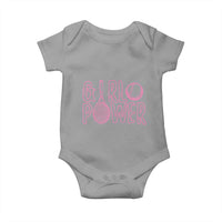 Girl Power Tennis Gift Baby Onesie Feminist Sports Gift - Wonder Print Shop