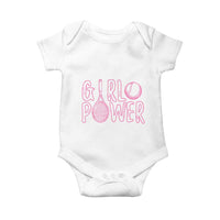 Girl Power Tennis Gift Baby Onesie Feminist Sports Gift - Wonder Print Shop