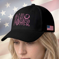 Girl Power Tennis Gift Baseball Cap Feminist Sports Gift