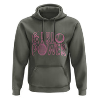 Girl Power Tennis Gift Hoodie Feminist Sports Gift - Wonder Print Shop