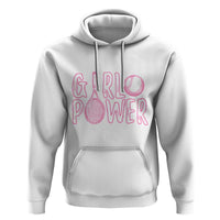 Girl Power Tennis Gift Hoodie Feminist Sports Gift - Wonder Print Shop