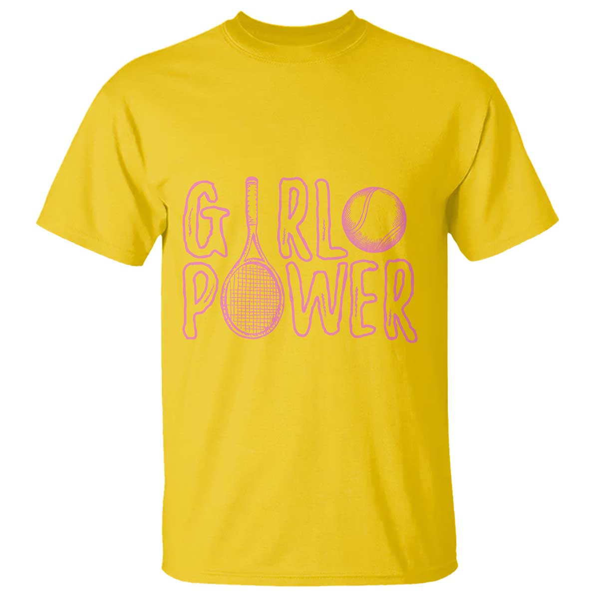 Girl Power Tennis Gift T Shirt Feminist Sports Gift - Wonder Print Shop