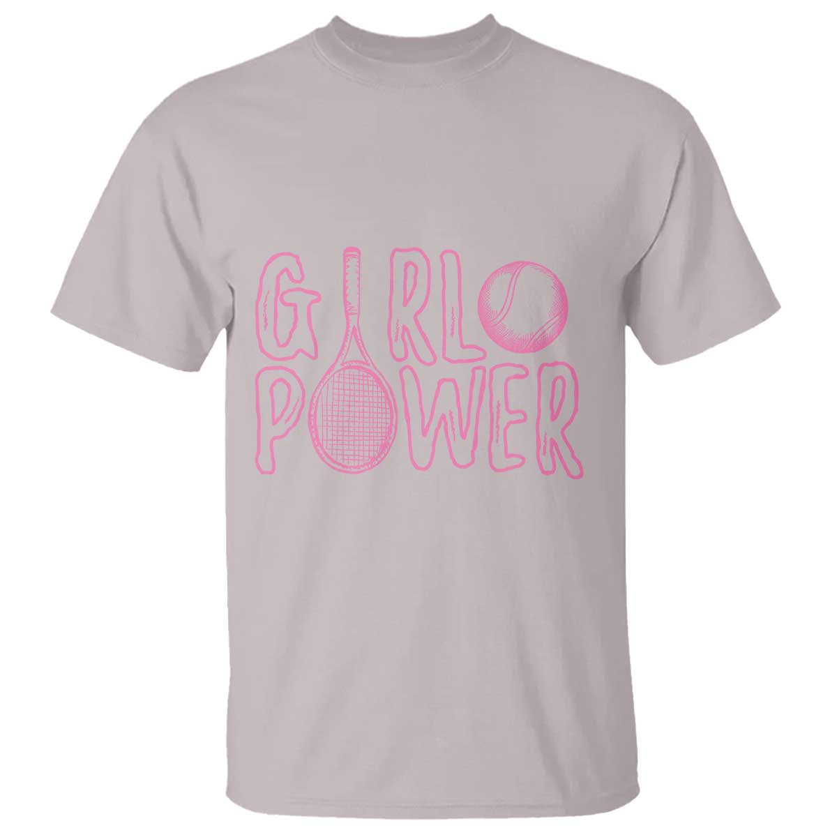 Girl Power Tennis Gift T Shirt Feminist Sports Gift - Wonder Print Shop