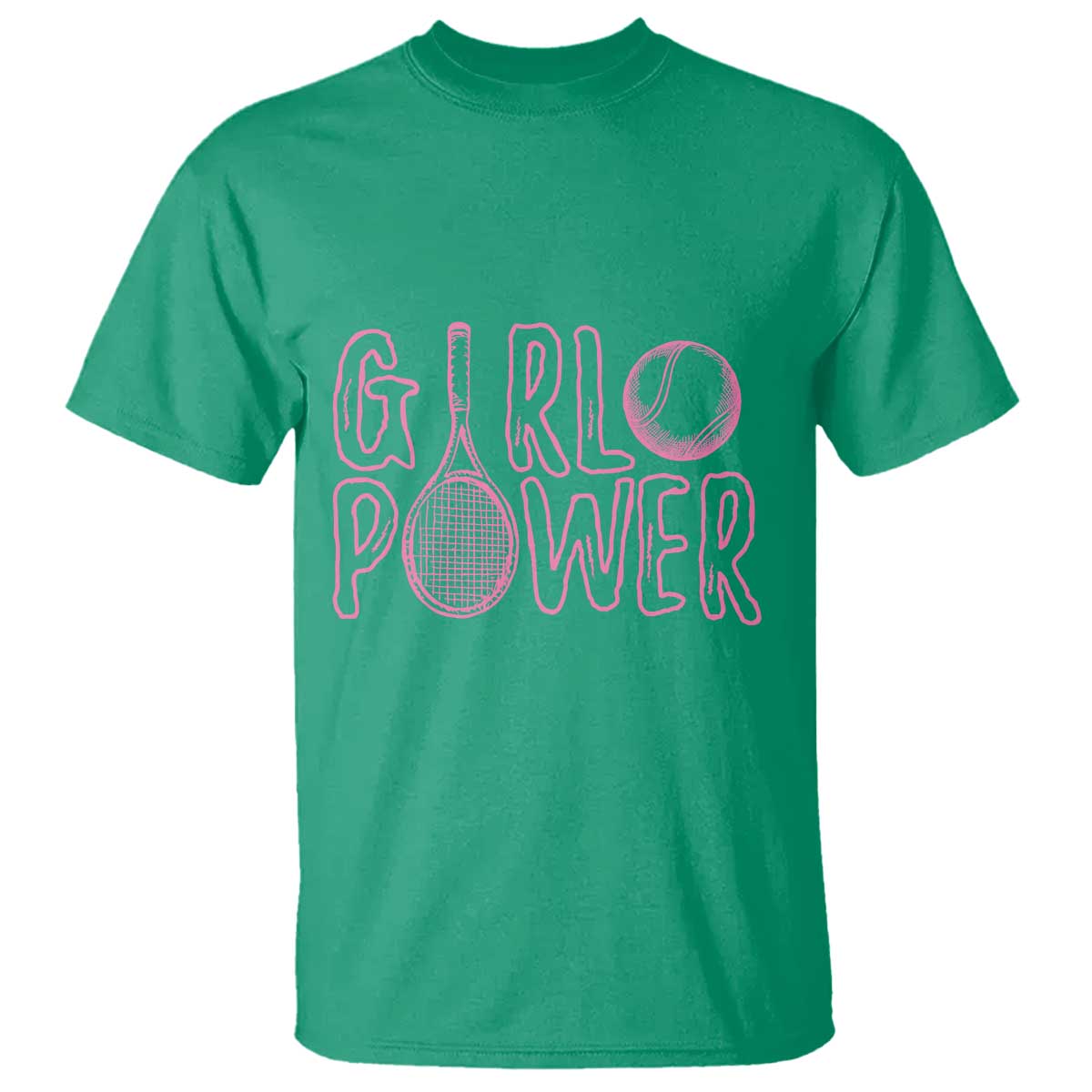 Girl Power Tennis Gift T Shirt Feminist Sports Gift - Wonder Print Shop