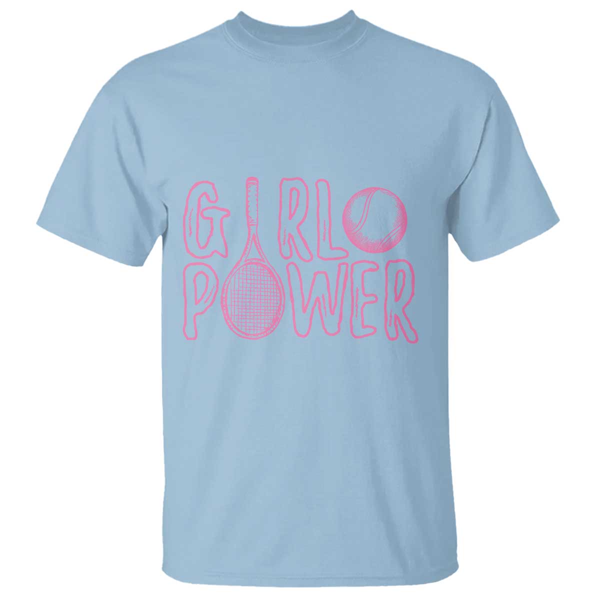 Girl Power Tennis Gift T Shirt Feminist Sports Gift - Wonder Print Shop