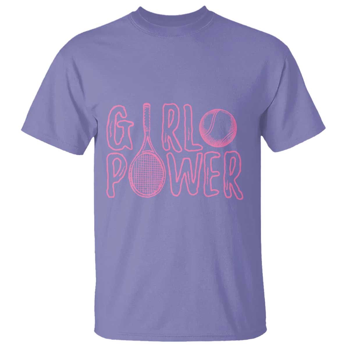 Girl Power Tennis Gift T Shirt Feminist Sports Gift - Wonder Print Shop