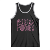 Girl Power Tennis Gift Tank Top Feminist Sports Gift - Wonder Print Shop