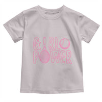 Girl Power Tennis Gift Toddler T Shirt Feminist Sports Gift - Wonder Print Shop