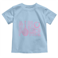 Girl Power Tennis Gift Toddler T Shirt Feminist Sports Gift - Wonder Print Shop