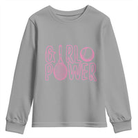 Girl Power Tennis Gift Youth Sweatshirt Feminist Sports Gift - Wonder Print Shop