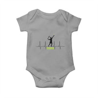Tennis Lover Heartbeat Baby Onesie Sports Player Gift - Wonder Print Shop