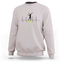Tennis Lover Heartbeat Sweatshirt Sports Player Gift - Wonder Print Shop
