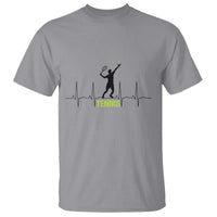 Tennis Lover Heartbeat T Shirt Sports Player Gift - Wonder Print Shop