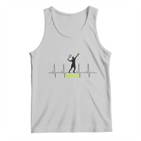 Tennis Lover Heartbeat Tank Top Sports Player Gift - Wonder Print Shop