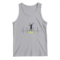 Tennis Lover Heartbeat Tank Top Sports Player Gift - Wonder Print Shop