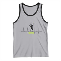 Tennis Lover Heartbeat Tank Top Sports Player Gift - Wonder Print Shop