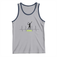 Tennis Lover Heartbeat Tank Top Sports Player Gift - Wonder Print Shop