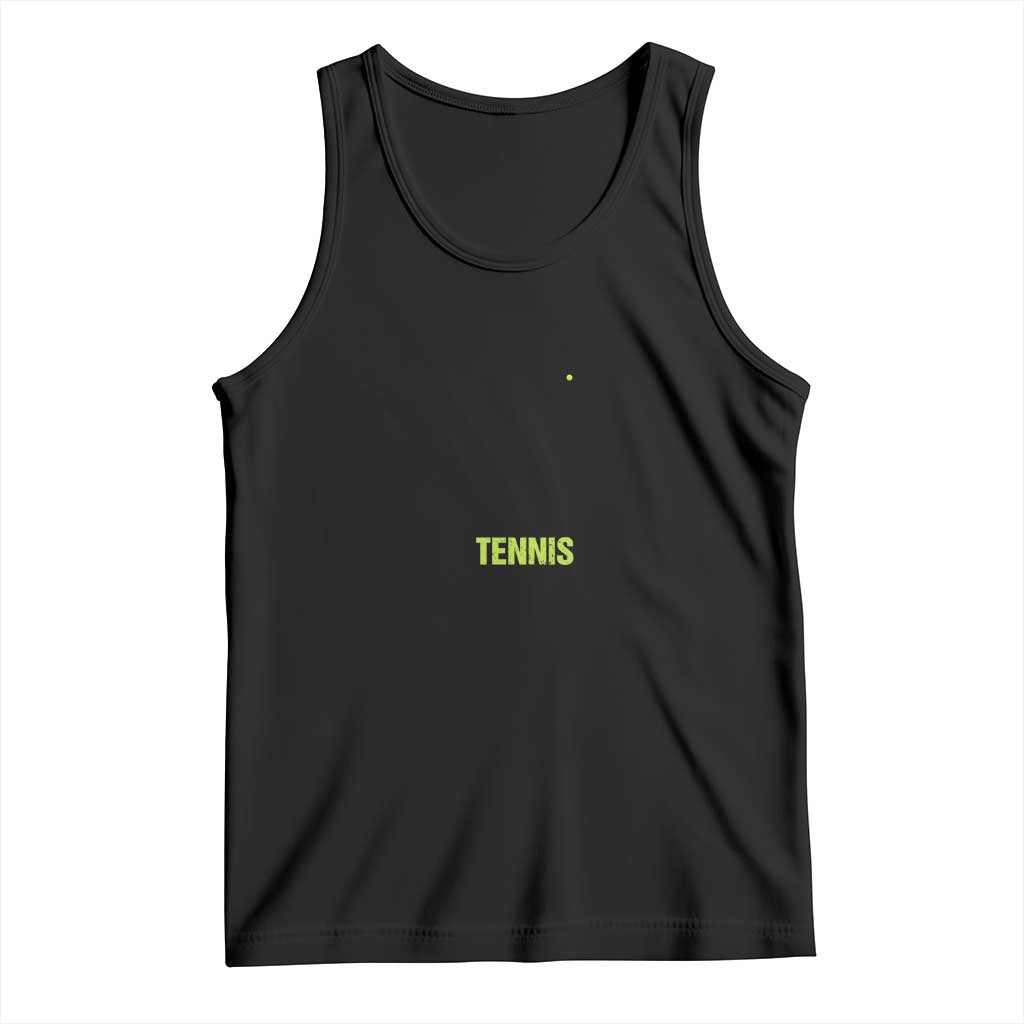 Tennis Lover Heartbeat Tank Top Sports Player Gift - Wonder Print Shop