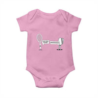 Funny Pickleball Tennis Racket Baby Onesie I Am Your Pickle Father - Wonder Print Shop