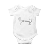 Funny Pickleball Tennis Racket Baby Onesie I Am Your Pickle Father - Wonder Print Shop