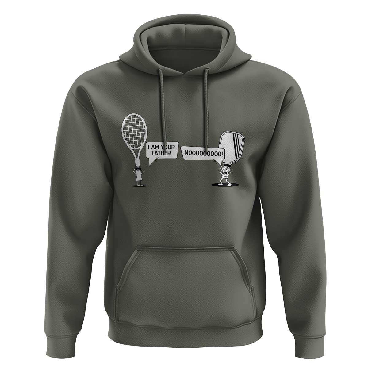 Funny Pickleball Tennis Racket Hoodie I Am Your Pickle Father - Wonder Print Shop