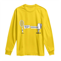 Funny Pickleball Tennis Racket Long Sleeve Shirt I Am Your Pickle Father - Wonder Print Shop
