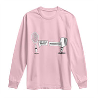Funny Pickleball Tennis Racket Long Sleeve Shirt I Am Your Pickle Father - Wonder Print Shop