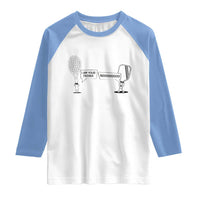 Funny Pickleball Tennis Racket Raglan Shirt I Am Your Pickle Father - Wonder Print Shop