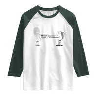 Funny Pickleball Tennis Racket Raglan Shirt I Am Your Pickle Father - Wonder Print Shop