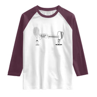 Funny Pickleball Tennis Racket Raglan Shirt I Am Your Pickle Father - Wonder Print Shop