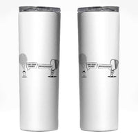 Funny Pickleball Tennis Racket Skinny Tumbler I Am Your Pickle Father - Wonder Print Shop