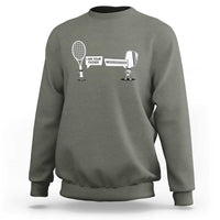 Funny Pickleball Tennis Racket Sweatshirt I Am Your Pickle Father - Wonder Print Shop