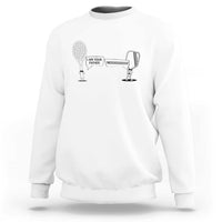 Funny Pickleball Tennis Racket Sweatshirt I Am Your Pickle Father - Wonder Print Shop
