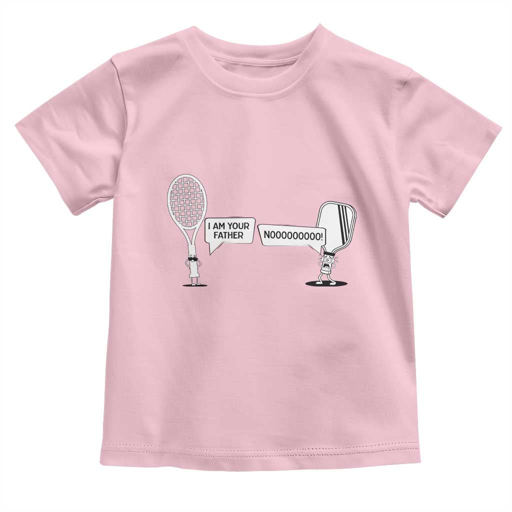 Funny Pickleball Tennis Racket Toddler T Shirt I Am Your Pickle Father - Wonder Print Shop
