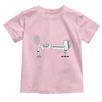 Funny Pickleball Tennis Racket Toddler T Shirt I Am Your Pickle Father - Wonder Print Shop