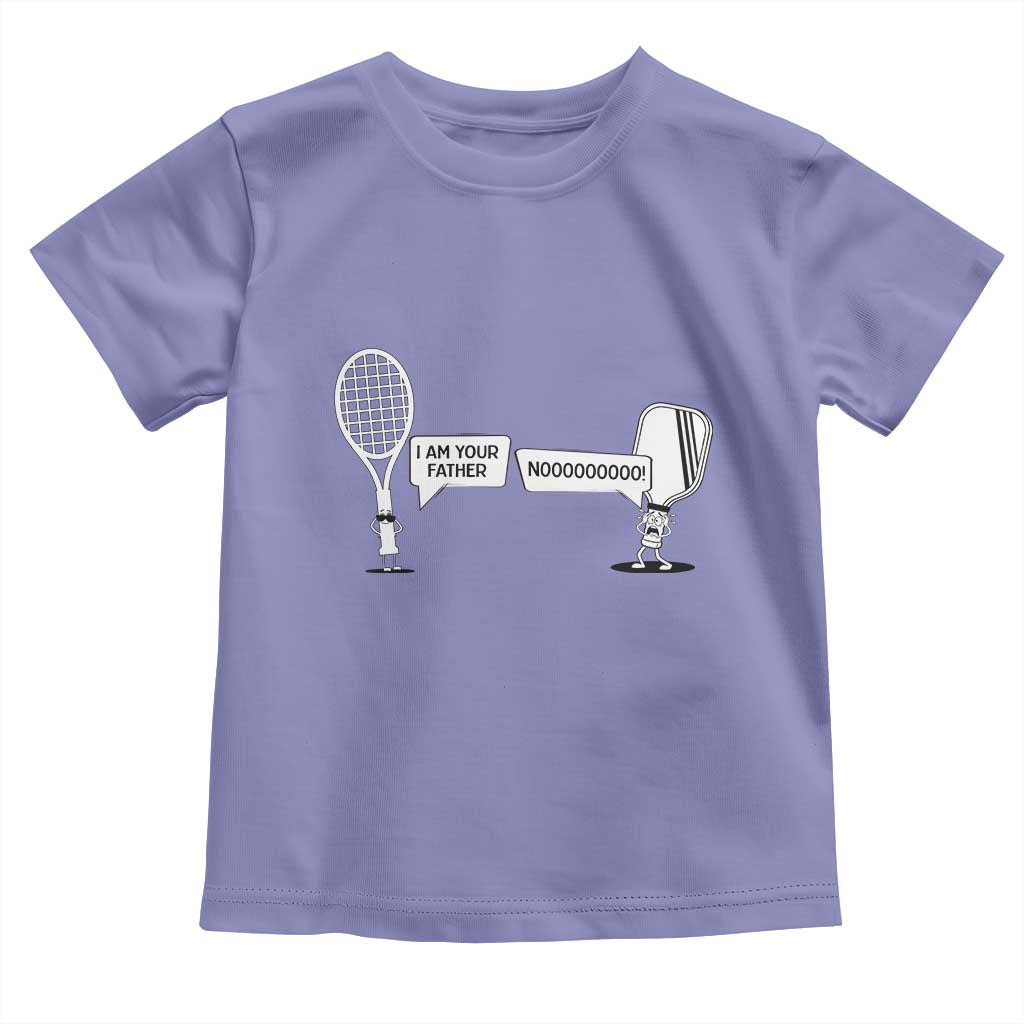 Funny Pickleball Tennis Racket Toddler T Shirt I Am Your Pickle Father - Wonder Print Shop