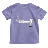 Funny Pickleball Tennis Racket Toddler T Shirt I Am Your Pickle Father - Wonder Print Shop