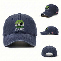 It Is Out Of Your Reach Washed Cotton Baseball Cap Funny Tennis Game Gift