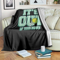 Funny Tennis Player Gift Throw Blanket It Is Out Of Your Reach - Wonder Print Shop