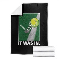 Funny Tennis Quote Throw Blanket It Was In - Wonder Print Shop