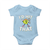 Funny Tennis Quote Baby Onesie Id Hit That - Wonder Print Shop