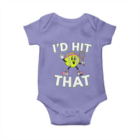 Funny Tennis Quote Baby Onesie Id Hit That - Wonder Print Shop