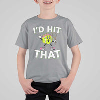 Funny Tennis Quote T Shirt For Kid Id Hit That - Wonder Print Shop