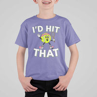 Funny Tennis Quote T Shirt For Kid Id Hit That - Wonder Print Shop