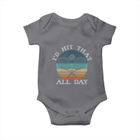 Id Hit That All Day Baby Onesie Funny Tennis Player Gift - Wonder Print Shop