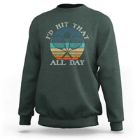 Id Hit That All Day Sweatshirt Funny Tennis Player Gift - Wonder Print Shop