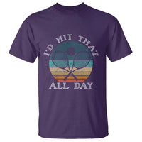 Id Hit That All Day T Shirt Funny Tennis Player Gift - Wonder Print Shop